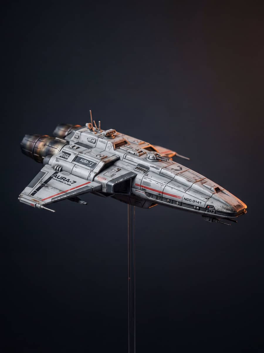 Sci-fi spaceship